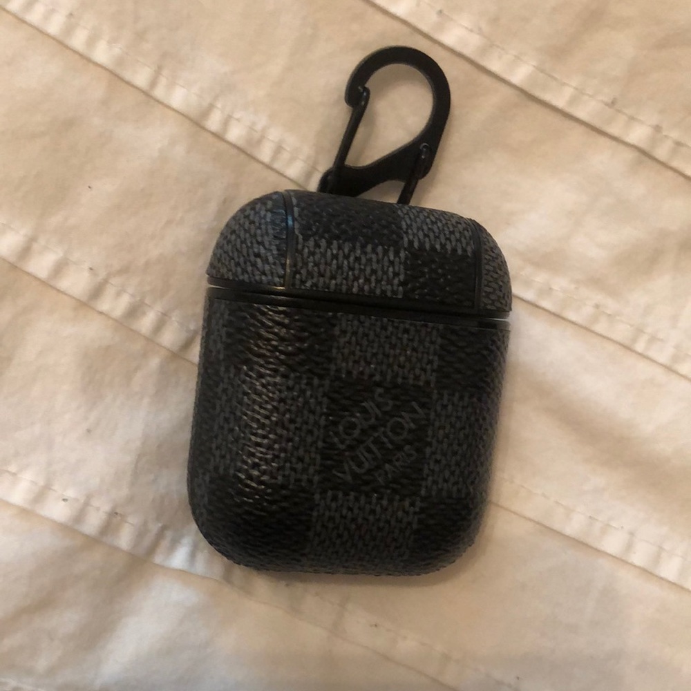 Black Ebone Damier AirPods Case